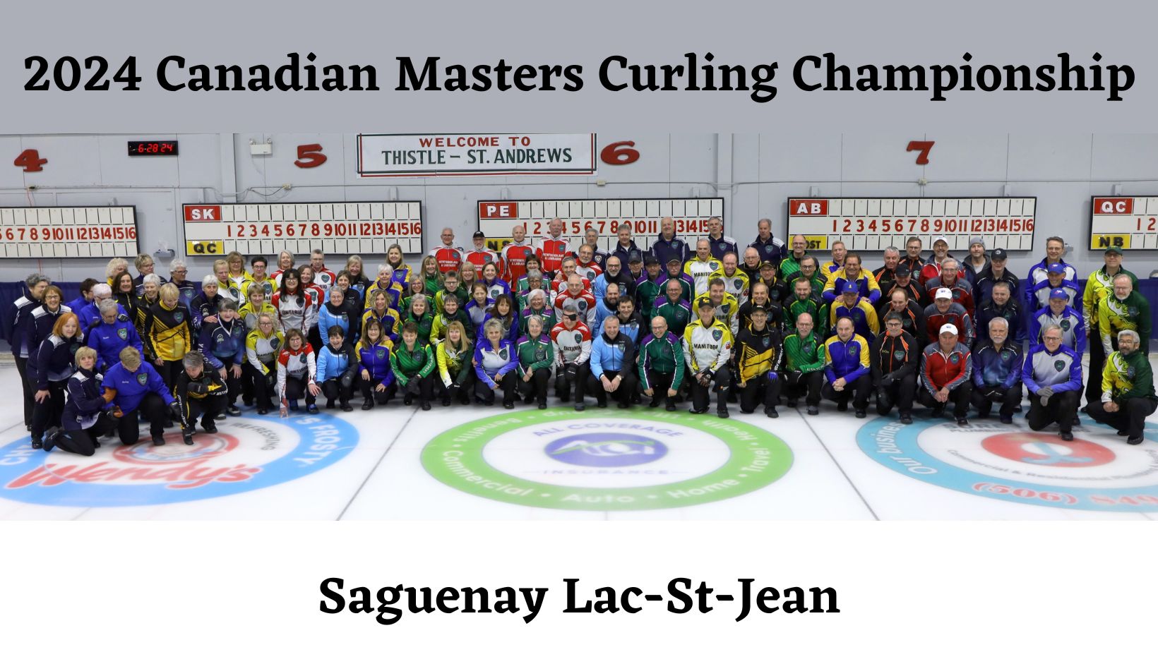 The 2024 Canadian Masters championship will be held in the Saguenay/Lac