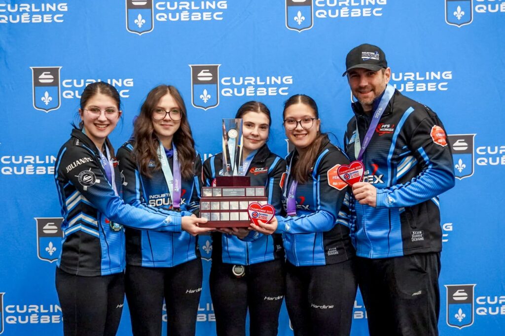 Jolianne Fortin, Emy Lafrance, Megan Lafrance, Mégane Fortin, Brandon Lafrance (ent.) Jolianne Fortin, Emy Lafrance, Megan Lafrance, Mégane Fortin, Brandon Lafrance (ent.)