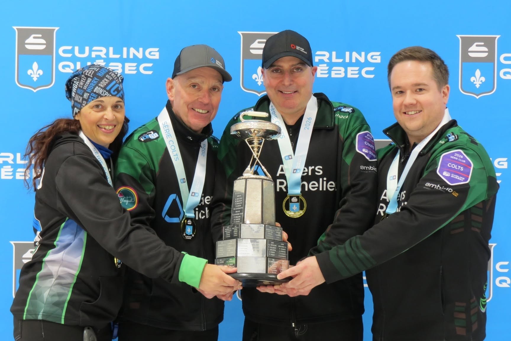 Jeffrey Marcotte, Sylvain Doyon, Luc Verville, Mélanie Villiard
