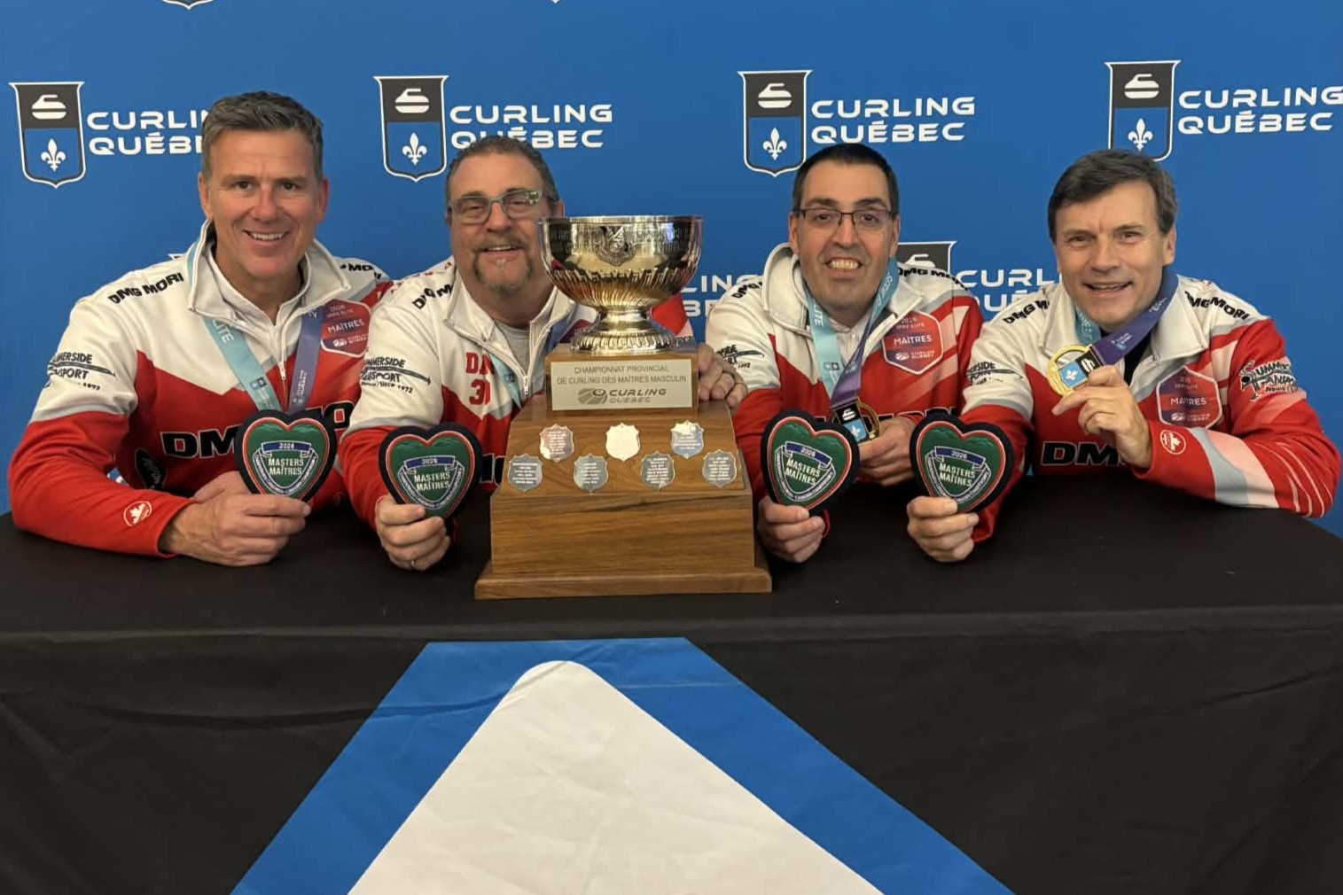 Sylvain Bellavance, Daniel Elie, Mario Dion, André Gagné